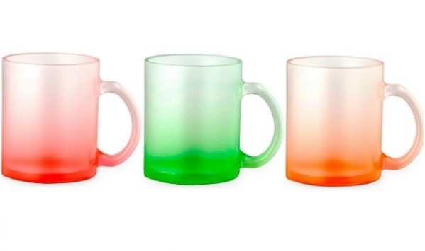 Tolle Glas-Becher in vielen Farben erhältlich