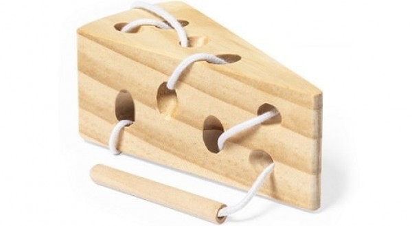 Geschicklichkeitsspiel aus Holz inkl. Beutel