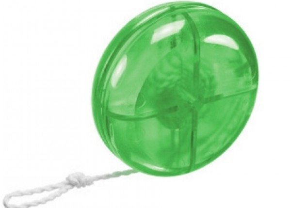 preiswerte  transparente Jo-Jo als Werbemittel für Kinder