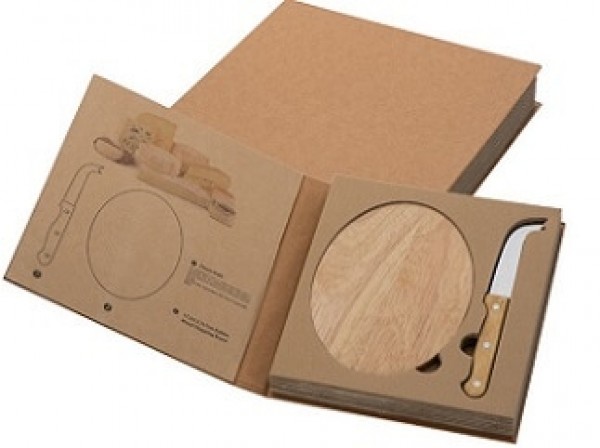 Käsemesser, Käsebrett in Geschenkverpackung