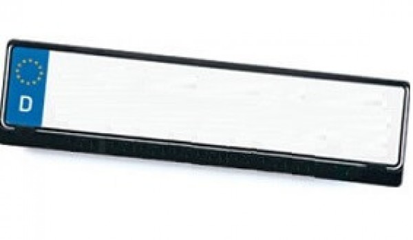 Kennzeichenhalterung bedruckt mit Logo, preiswert