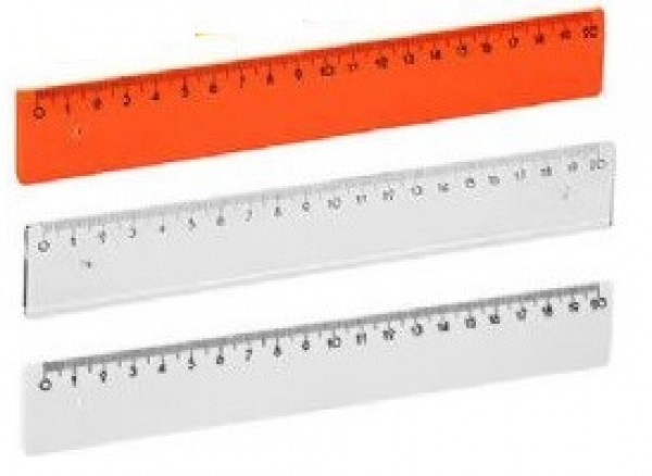 Lineal 20 cm oder auch als 30 cm Lineal