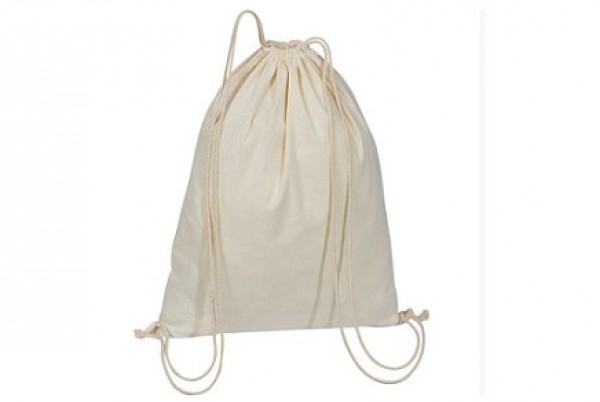 Günstiger Beutel aus zertifizierter Baumwolle mit Logo bedruckt