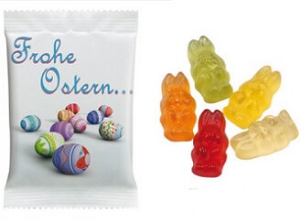 HARIBO Gummibärchentüte Ostern gefüllt mit Gummihäschen