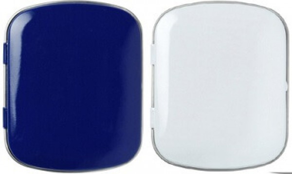 Pfefferminzdose in blau und weiß lieferbar