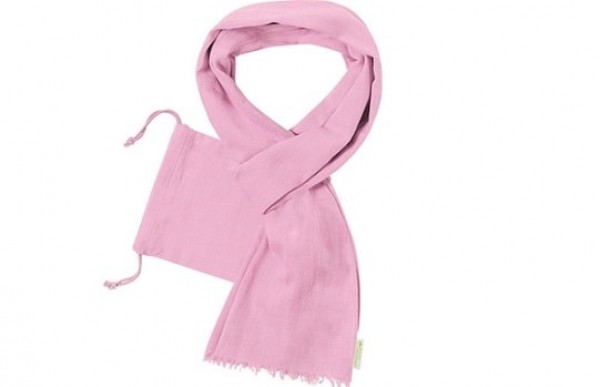 Schal aus Bio-Baumwolle mit Etui 