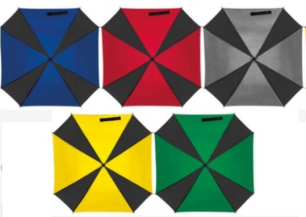 Automatik-Regenschirm preiswert mit Logo bedruckt