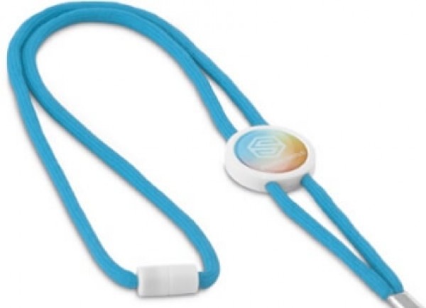 Ihre Werbung per Doming auf dem Lanyard