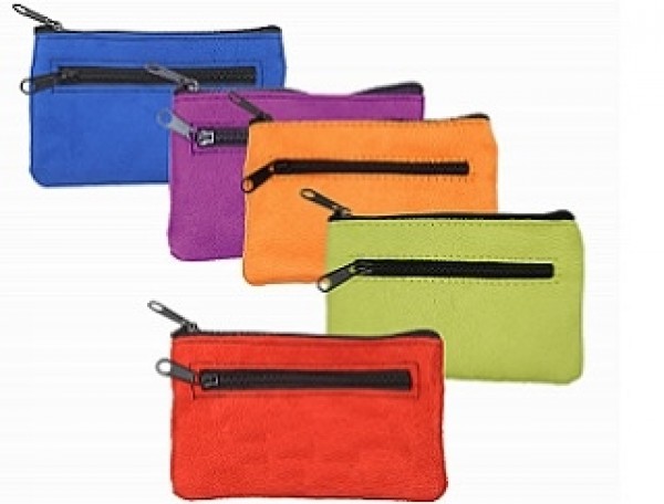 Farbige Schlüsselmäppchen mit Logo geprägt