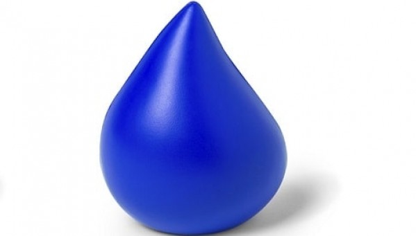 Antistress-Tropfen inklusive einfarbiger Druck