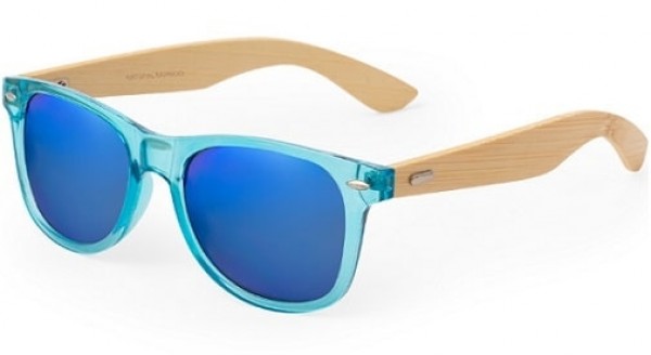 Sonnenbrille mit Bambusbügel als Werbemittel
