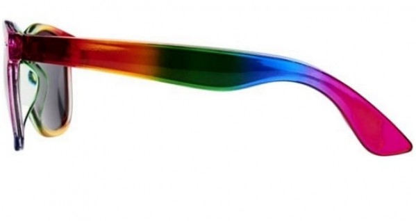 Retro-Sonnenbrille regenbogenfarben