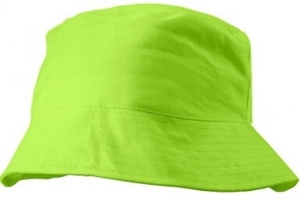 Limettengrüner Sonnenhut mit viel Platz für Ihre Werbung