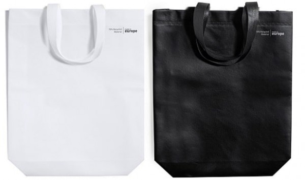 Recycelte Tasche ab geringen Stückzahlen mit Logo bedruckt