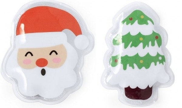 Taschenwärmer mit Weihnachtsmotiv als Werbegeschenk