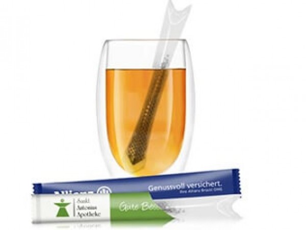Preiswerte Tessticks in viele Sorten mit Logo bedruckt