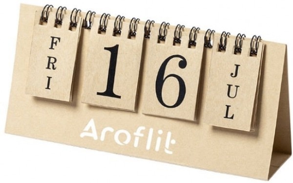 Werbeartikel Kalender für den Tisch mit Logo
