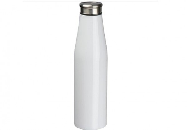 Schlanke Metall-Flasche als Werbeartikel