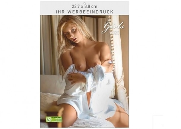 Werbekalender Girls mit Logo bedruckt