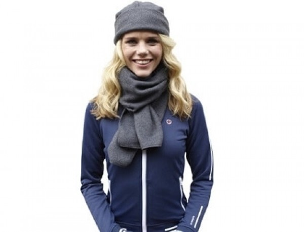 Winterset bestehend aus Schal und Mütze als Werbegeschenk