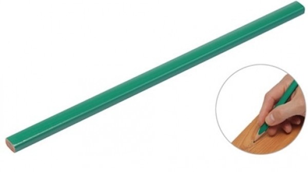 Zimmermannsbleistifte haben eine HB-Mine und sind ungespitzt