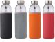Flasche aus Glas mit Neopren-Hülle  - 38 Stück inkl. Digitaldruck