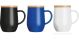 Edelstahl Tasse mit Bambusdeckel