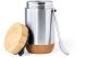 Edle Lunch-Box aus Edelstahl und Bambus