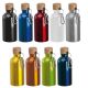 Trinkflasche aus Edelstahl mit Karabiner, 400ml