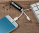 Schlüsselanhänger mit Ladekabel 3in1