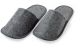Pantoffel aus Filz mit Logo bedruckt
