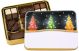 Präsentdose Bäume mit Lebkuchen-Gebäckmischung