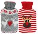 Wärmflasche mit Weihnachtsmotiv